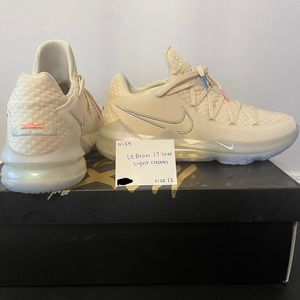 Nike Lebron 17 low light cream